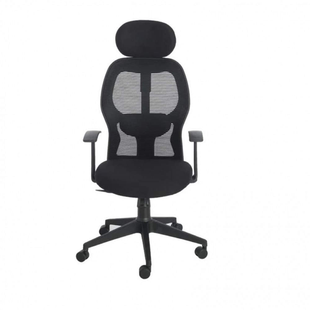 High Back Revolving Chair with Wheels - photo
