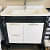 Vanity Washbasin Cabinet (White) - top_view