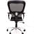 Black Medium Back Revolving Office Chair - front_view