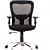 Black Medium Back Revolving Office Chair - rear_view
