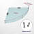 Squaro Frosted Glass Wall Shelf Size:(10"x10") - front_view