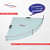 Squaro Frosted Glass Wall Shelf Size:(10"x10") - rear_view