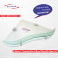 Toughened Glass Wall Shelf (Size: 12”X12”) - rear_view