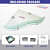 Toughened Glass Wall Shelf (Size: 8”X8”) - top_view
