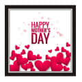 Beautiful Printed Mother's Day Wall Art on MDF Wooden Board Without Frame & Without Glass - photo