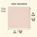 Beautiful Printed Mother's Day Wall Art on MDF Wooden Board Without Frame & Without Glass - rear_view