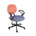 Revolving Chair With ARM push back - front_view