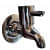 Short Body Bib Tap Faucet - front_view