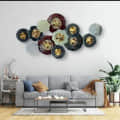 Flower Metal Wall art - rear_view
