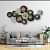 Flower Metal Wall art - rear_view