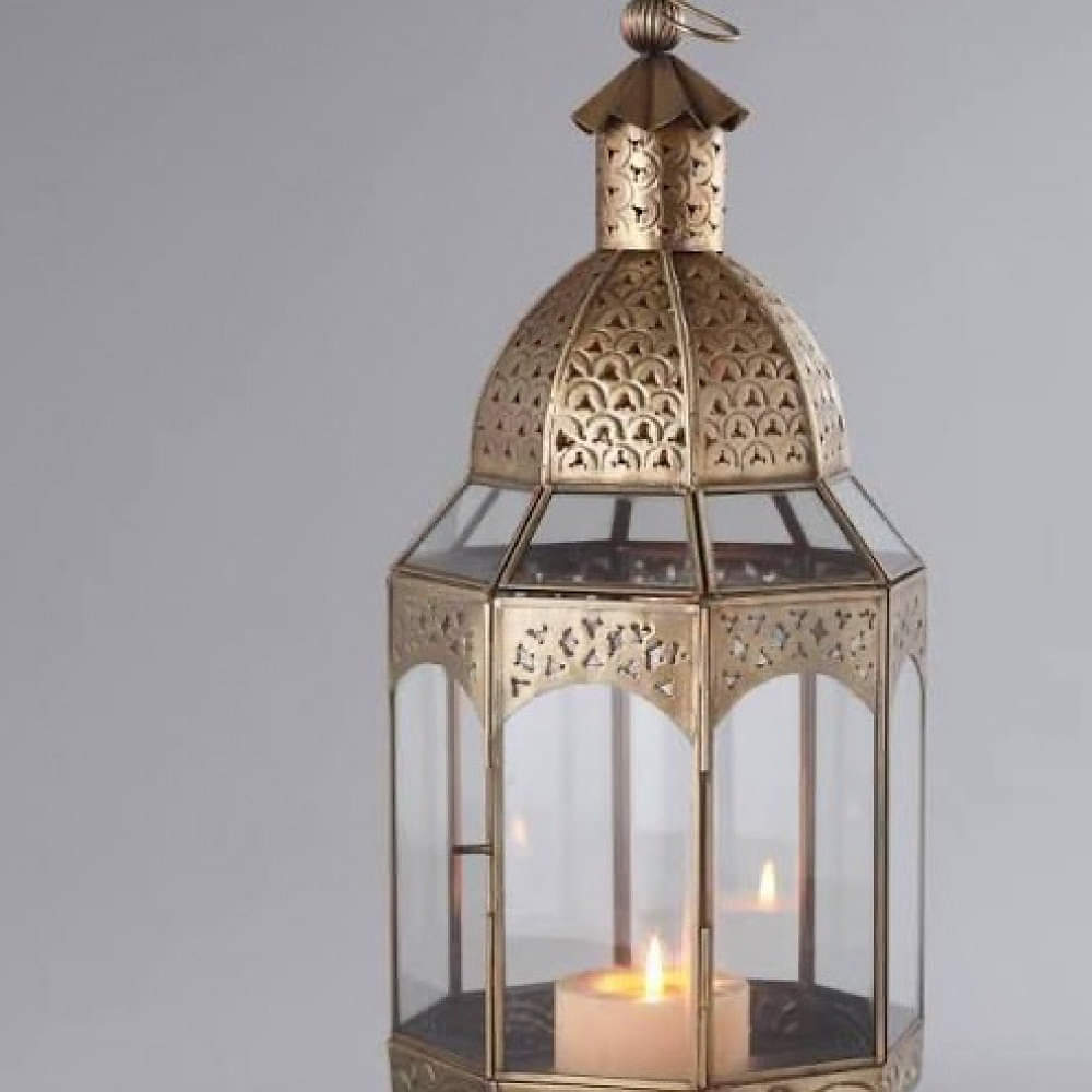 Etching Glass Lantern - photo