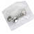Wall Mounted Single Magic Mop and Broom Holder with Extra Hook and Screws - top_view