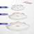 Unbreakable Polypropylene Wall-mounted Matte Acrylic Corner Shelves(Set of 3) - photo