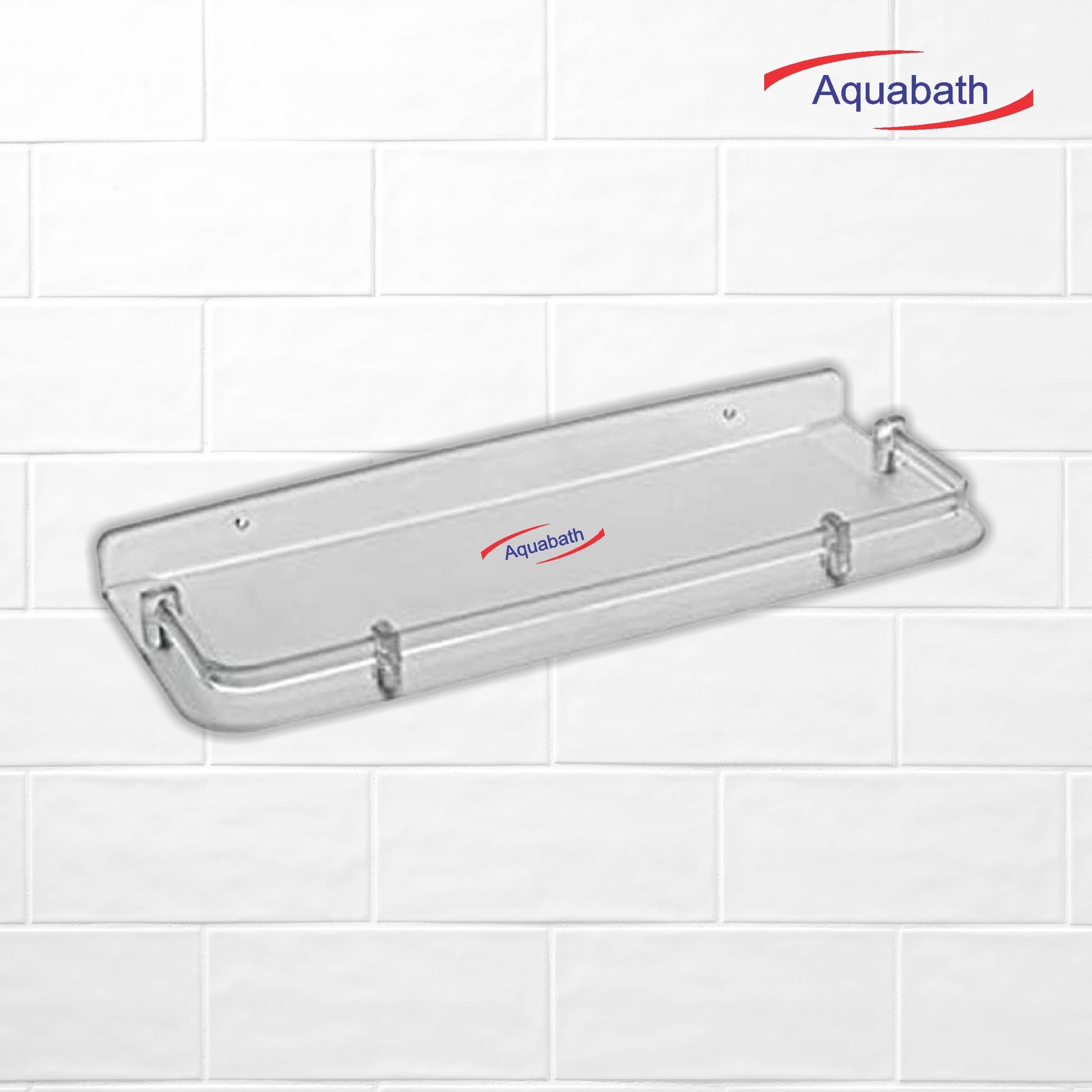 Unbreakable Frosted Acrylic Bathroom Shelf