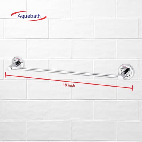 Towel Rod Made of Stainless Steel (Pack of 2)