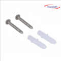 Towel Rod Made of Stainless Steel (Pack of 2) - rear_view