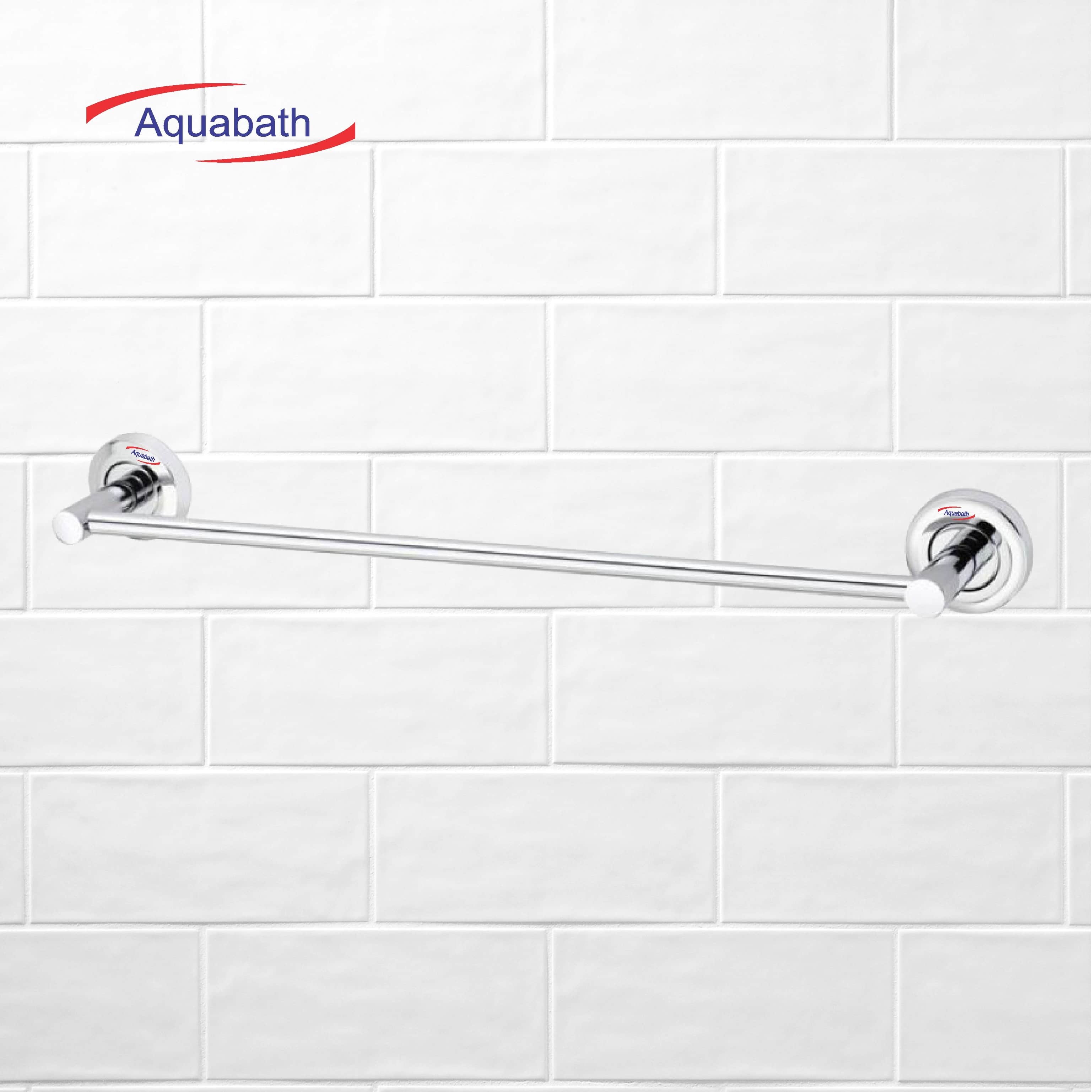 Stainless Steel Towel Rod (Pack of 2) - front_view