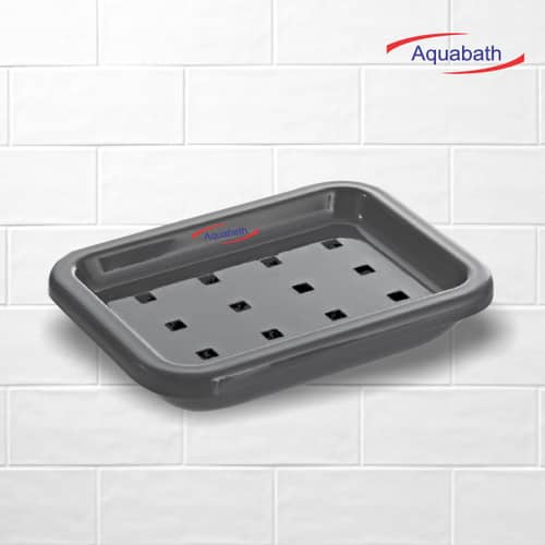 Unbreakable Plastic Counter SOAP Dish (Pack of 2) 