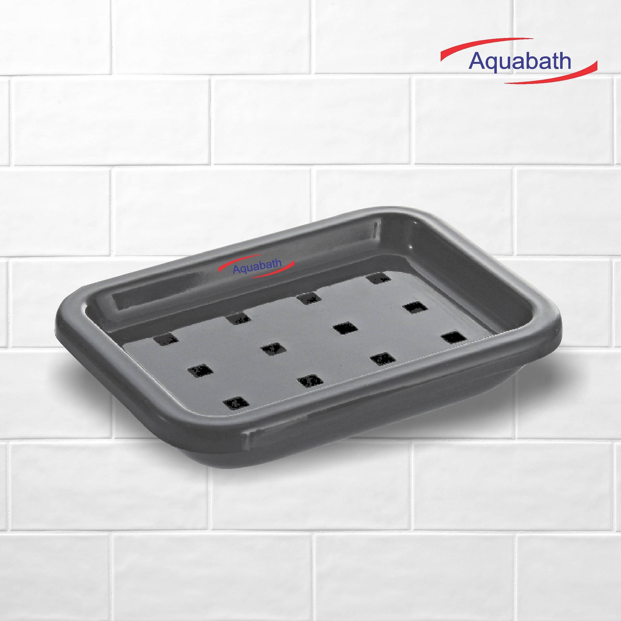 Unbreakable Plastic Counter SOAP Dish (Pack of 2) 