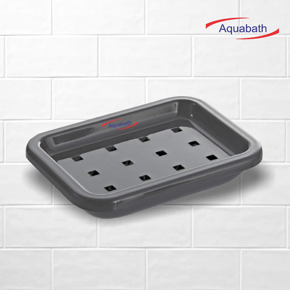 Unbreakable Plastic Counter SOAP Dish (Pack of 2)  - photo
