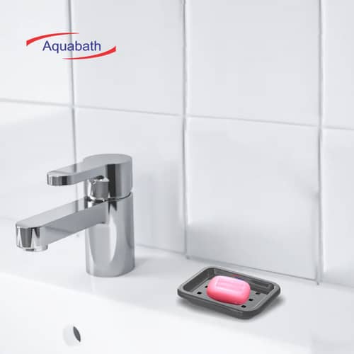 Unbreakable Plastic Counter SOAP Dish (Pack of 2) 
