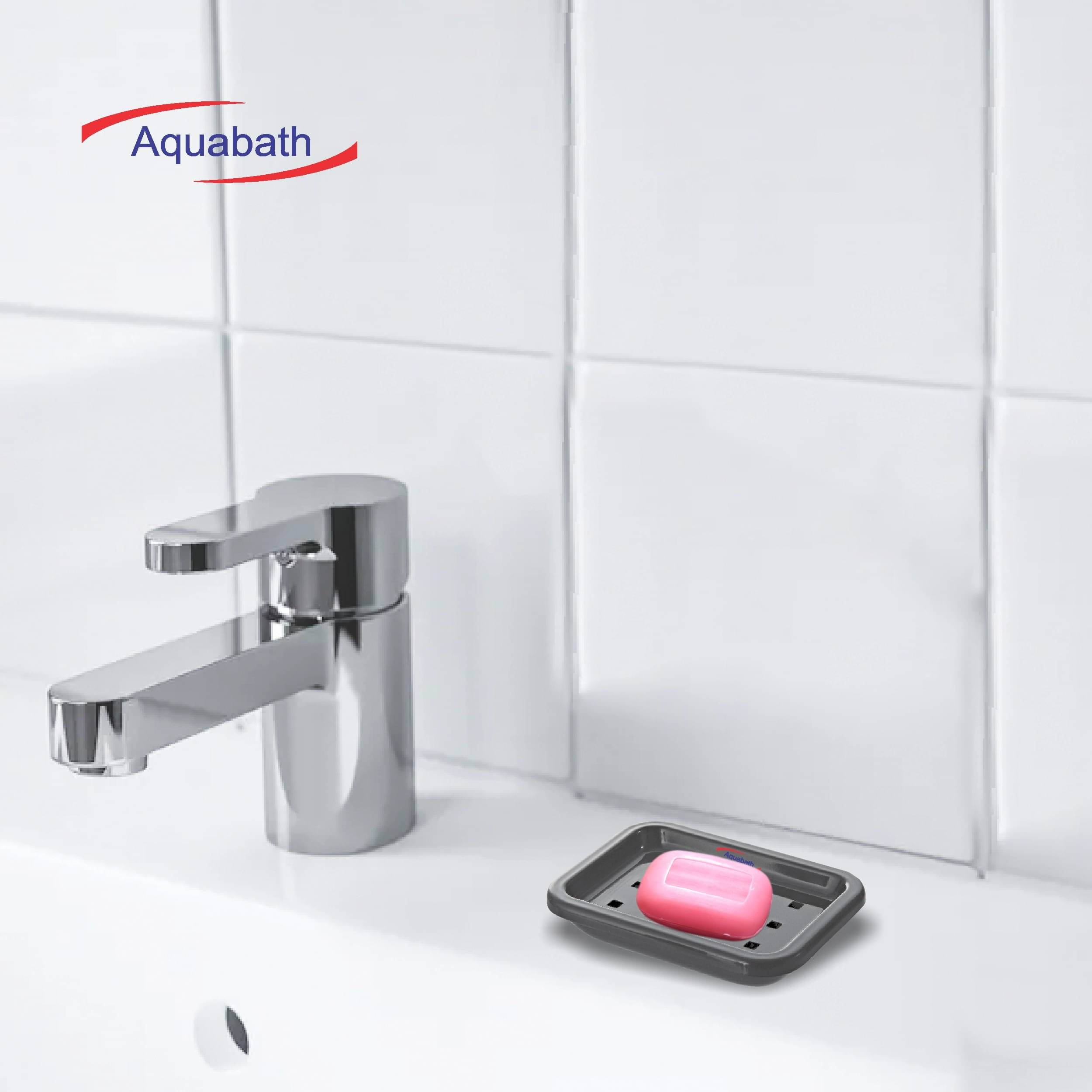 Unbreakable Plastic Counter SOAP Dish (Pack of 2) 