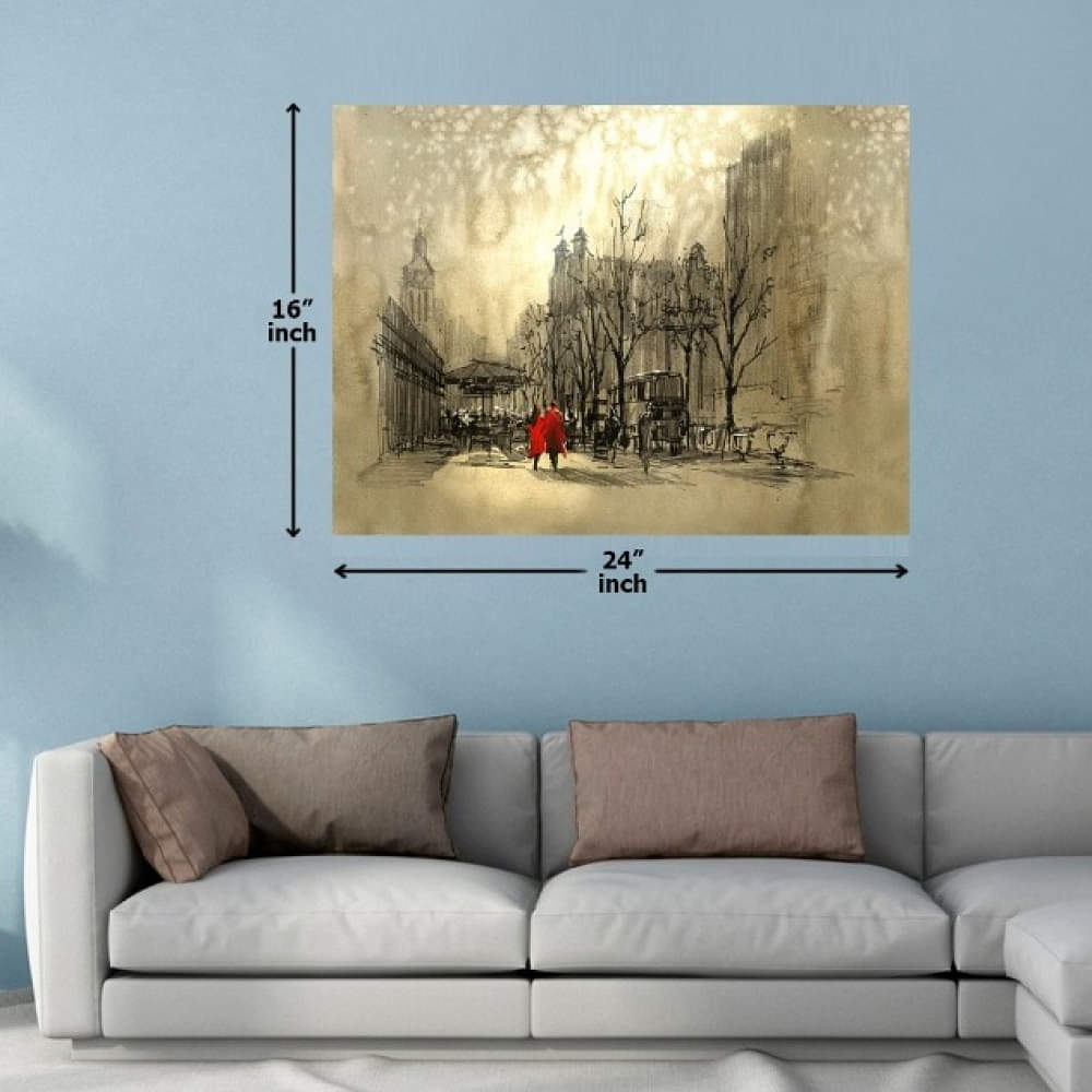 Old Times Abstract Digital Painting - photo