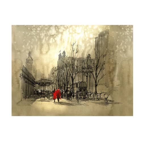 Old Times Abstract Digital Painting