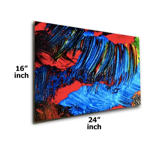 Blue Color Strokes Digital painting