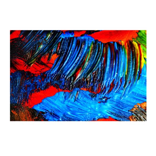 Blue Color Strokes Digital painting