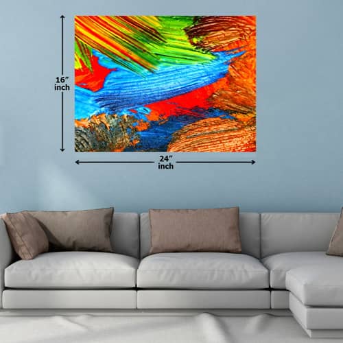 Mix Color Strokes Digital Painting