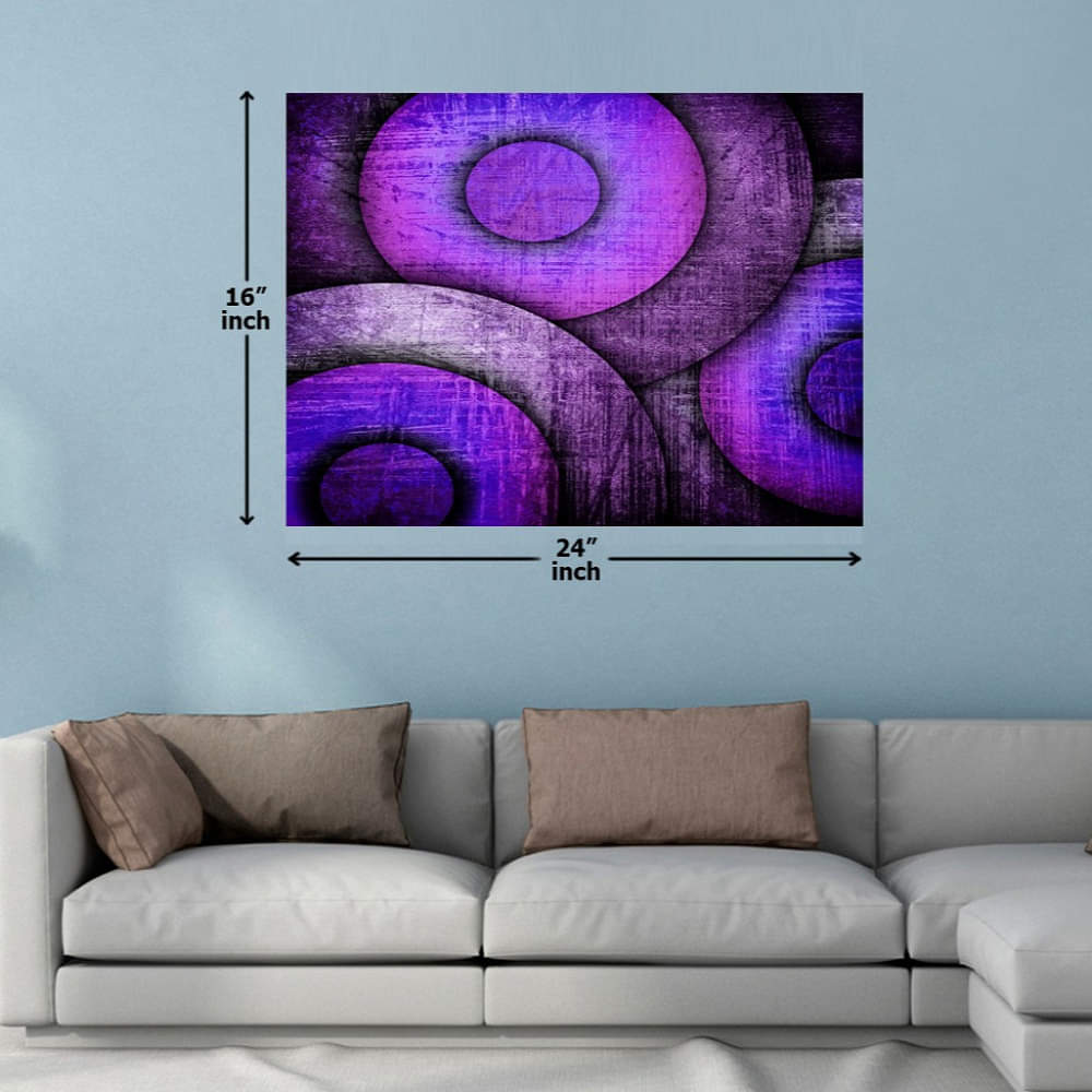 Purple Round Shades Digital Painting - photo