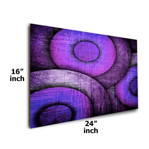Purple Round Shades Digital Painting