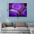 Purple Round Shades Digital Painting - top_view