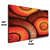 Orange Round Shades Digital Painting - front_view