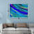 Blue Resin Stroke Digital Painting - photo