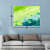 Flat Green Color Strokes Digital Painting - top_view