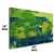 Green Blue Brush Stroke Digital Painting - front_view