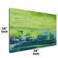 Bluish Green Side Stroke Digital Painting - front_view