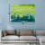 Bluish Green Side Stroke Digital Painting - top_view