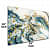 Blue White Spiral Digital Painting - front_view