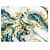 Blue White Spiral Digital Painting - rear_view