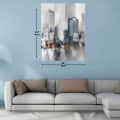 Modern City Digital  Wall Painting - photo
