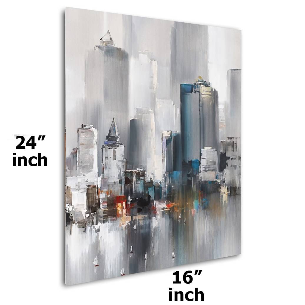Modern City Digital  Wall Painting