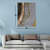Grey Texture with Gold effect Digital Wall Painting - top_view