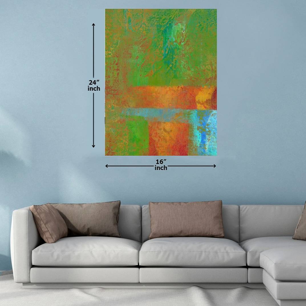 Brushing Effect Digital Wall Painting