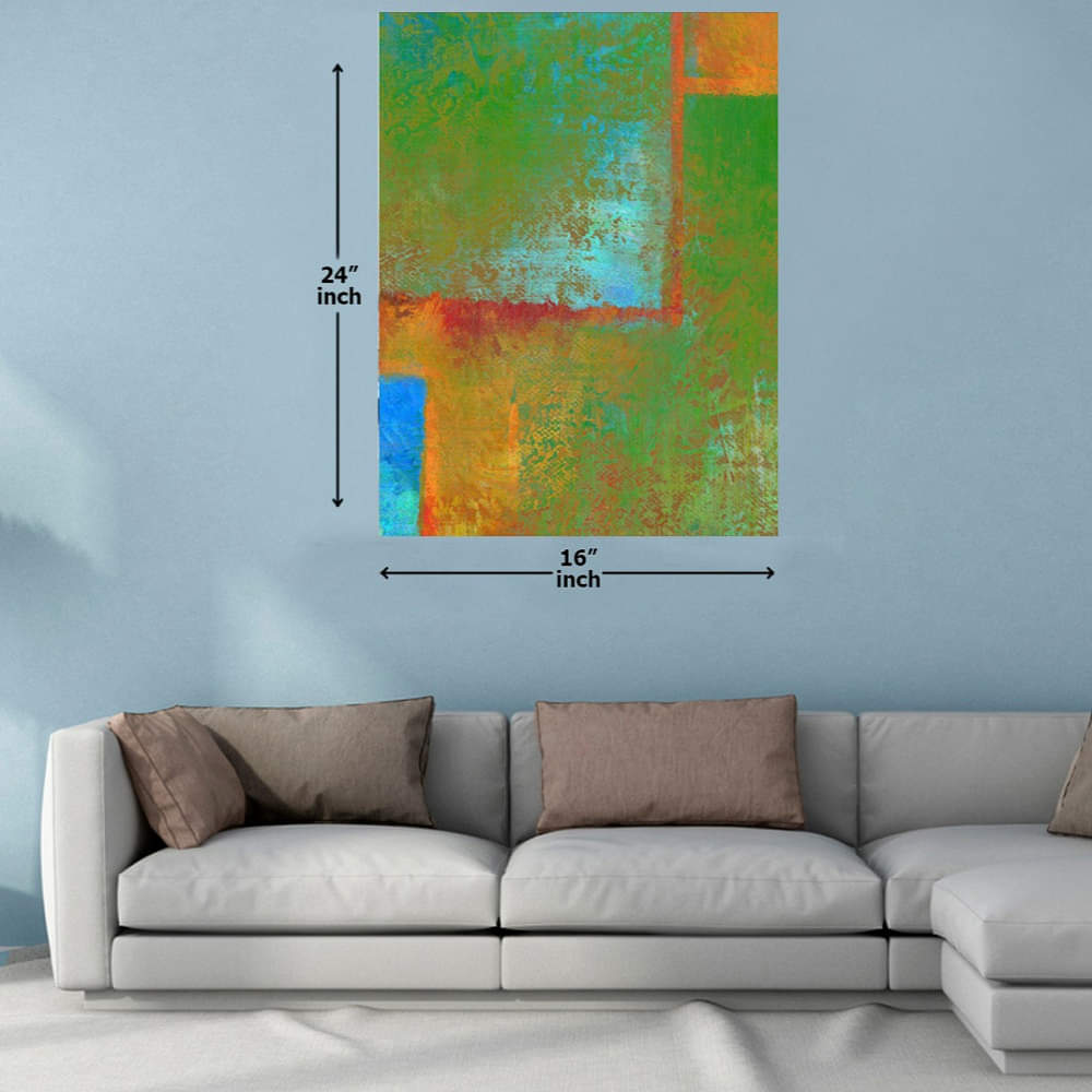 2D Brushing Effect Digital Wall Painting - photo