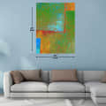 2D Brushing Effect Digital Wall Painting - top_view