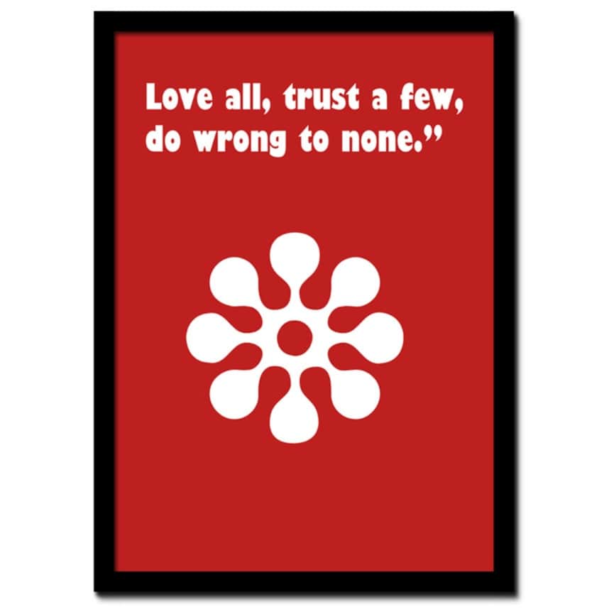 Motivational Wall Poster - rear_view