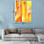 Roll on Yellow Finish Digital Wall Painting - top_view